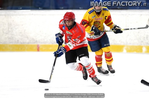 2019-11-16 Valpellice Bulldogs U17-Hockey Asiago 2990 Simone Battelli